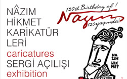 Nâzım Hikmet Karikatürleri Sergisi