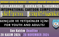 Boyabat Gençlik Merkezi/Boyabat Akademi Spor Kulübü Uluslararası Karikatür Yarışması