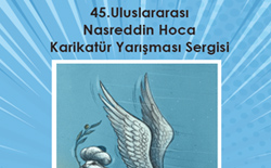 45. Uluslararası Nasreddin Hoca Karikatür Yarışması Sergisi